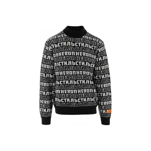 HERON PRESTON Sweatshirts Men Black