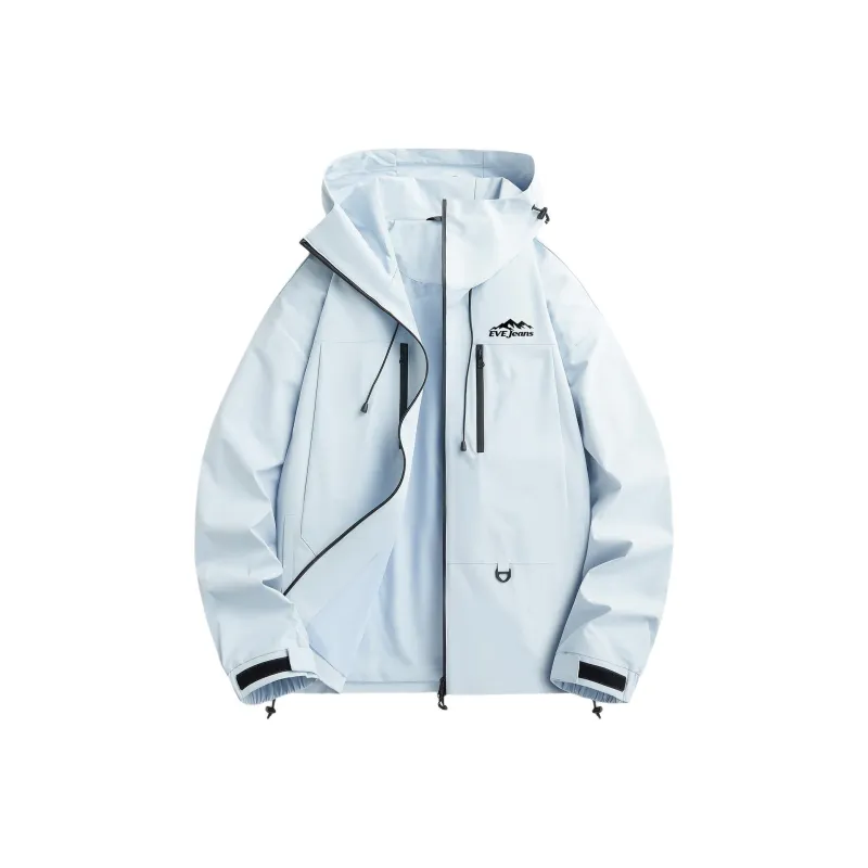 Yiwen Water Resistant Windproof Breathable Warm Windbreaker Jacket Unisex-26