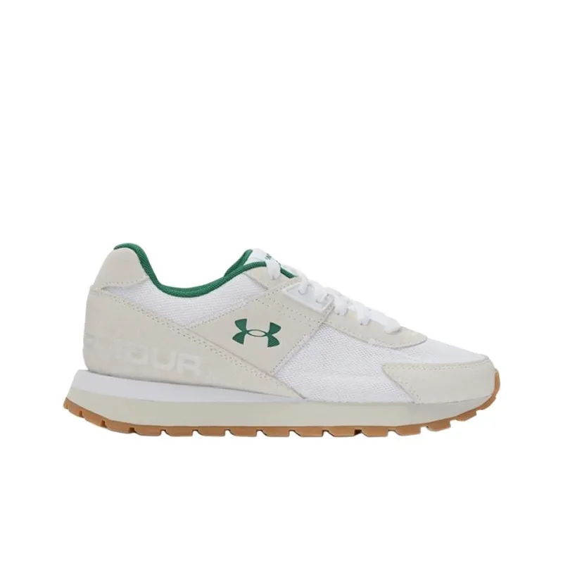 Under Armour Essential Anti Slip Wear Resistant Low Top Running Shoes Women's White-1