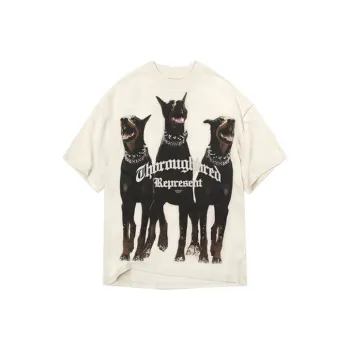 REPRESENT Men's Thoroughbred T Shirt Vintage White