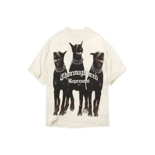 REPRESENT Men's Thoroughbred T Shirt Vintage White