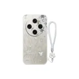 Antique White-DW Pearl Diamond Heather White+Floral Bracelet