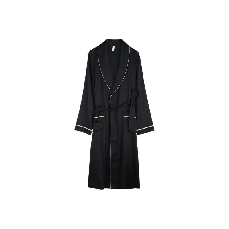 Xuan Liang Pajama Robe Men's Bentley Black-0