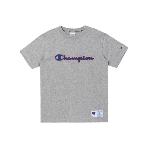 Champion T Shirt Japan Version Unisex Light Gray