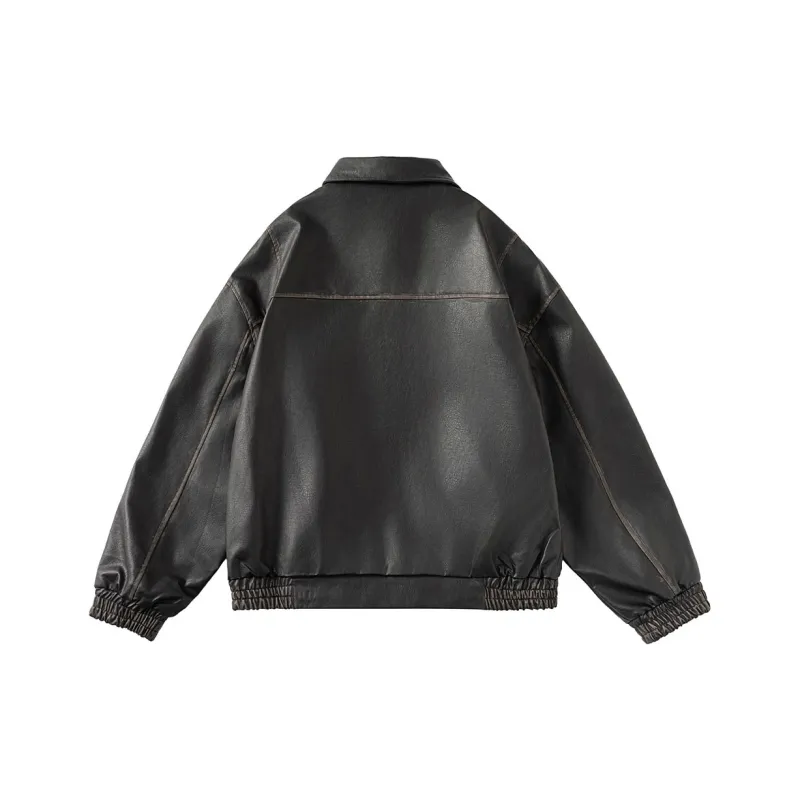 ZONEiD Leather Jackets Unisex-2