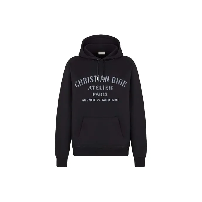DIOR Quarterly New Products Sweatshirts Men Black-0