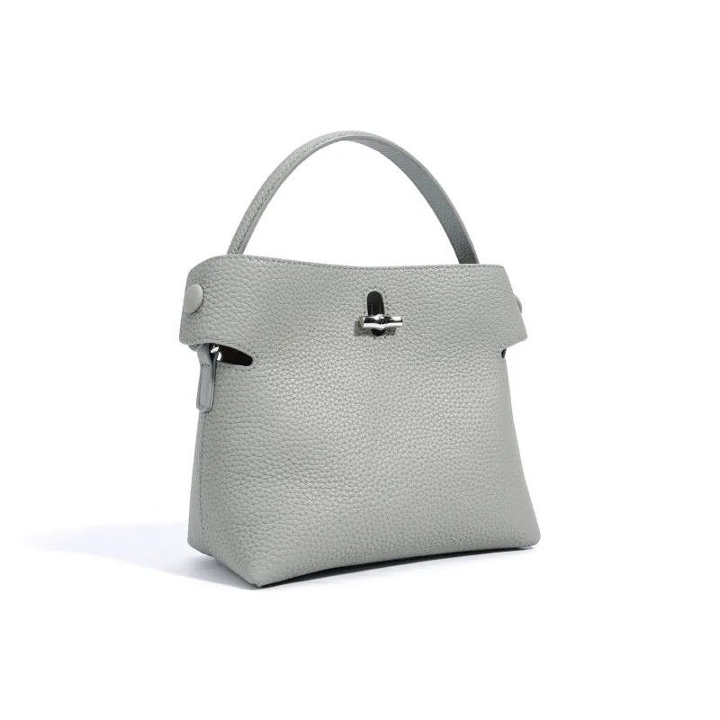 COURONNE Cow Leather Crossbody Bag, Bucket Bag, Handbag Regular Women's Multicolor-9