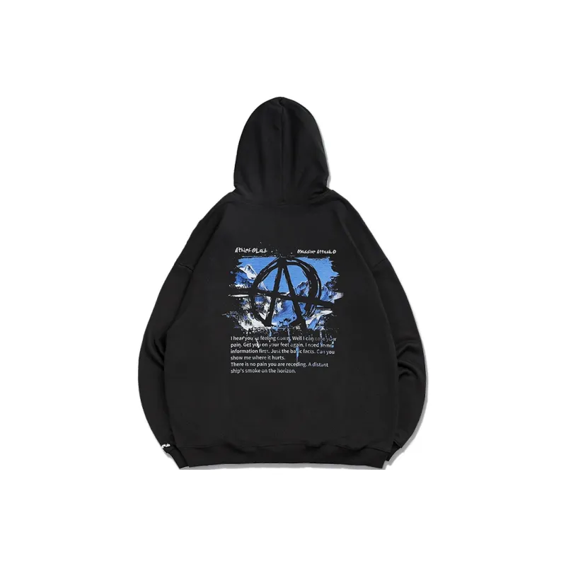 Athief Hooded Loose Fit Regular Sweatshirt Unisex-0