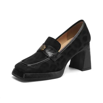 Su Yanjiao Chunky Heel High Heels Women's