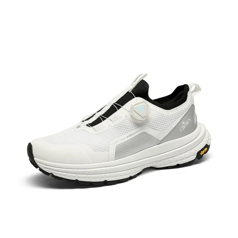 CROWN Slip Resistant, Abrasion Resistant, Lightweight, Height Increasing Low Top Outdoor Shoes Men's-6
