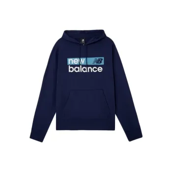 New Balance Sweatshirts Men Navy Blue