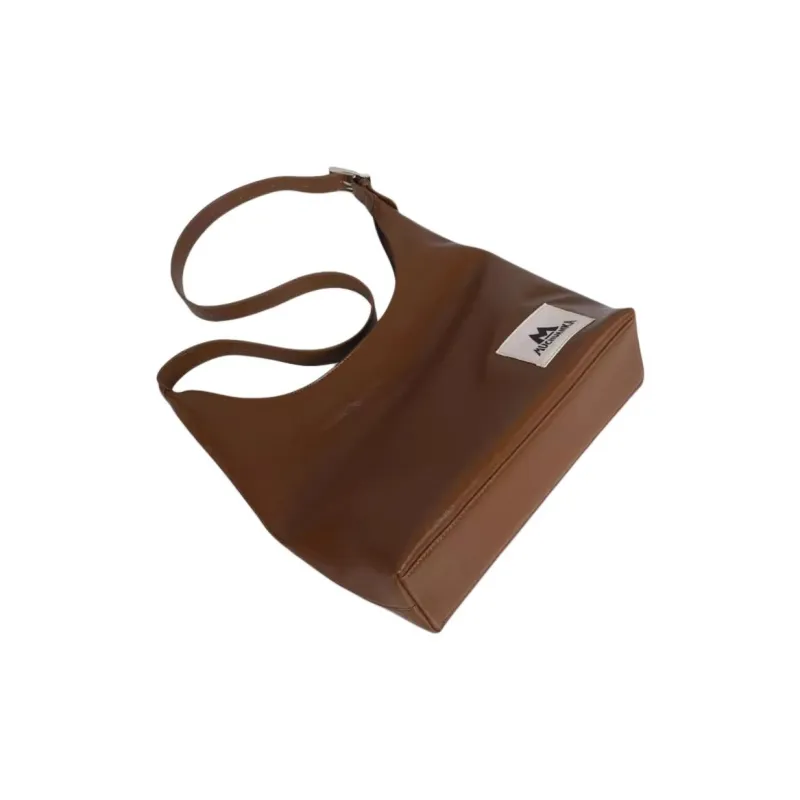 Kikawa Card Synthetic Leather Tote Bag, Shopping Bag, Crossbody Bag, Shoulder Bag Medium Size Women's Licorice Brown-6