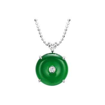 Xifeng Building Chalcedony Jade Necklaces Women's
