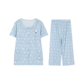 MADALLO Pajama Set Women's Sky Blue