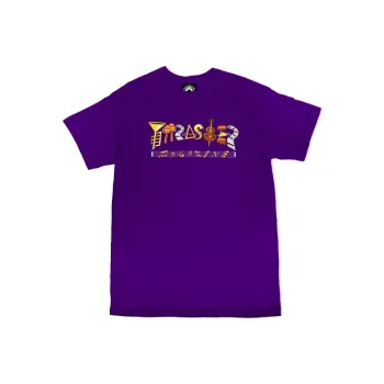 Thrasher Straight T-Shirt Unisex Purple