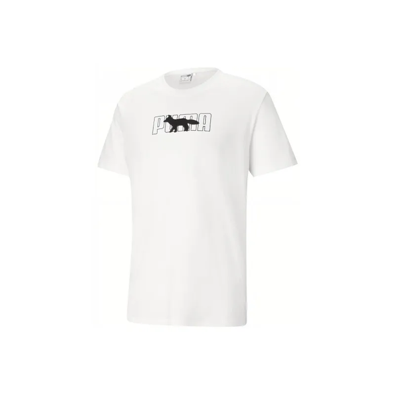 Maison Kitsune X PUMA X MAISON KITSUNE T-Shirts Unisex White-0