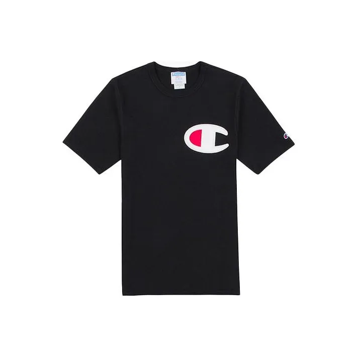 Champion T Shirt US Version Unisex Black-0