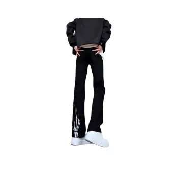 PAINT STAIN Fashion Versatile Jeans Unisex Classic Black