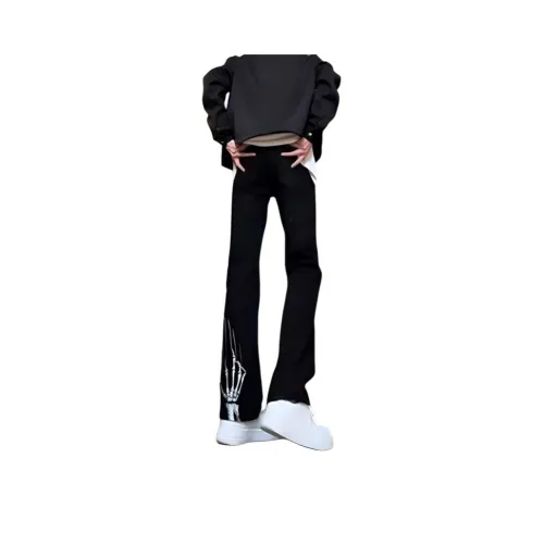 PAINT STAIN Fashion Versatile Jeans Unisex Classic Black