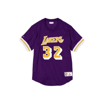 Mitchell & Ness T Shirt Unisex Purple