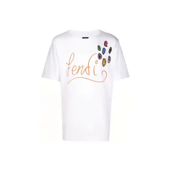 FENDI T Shirts Men White