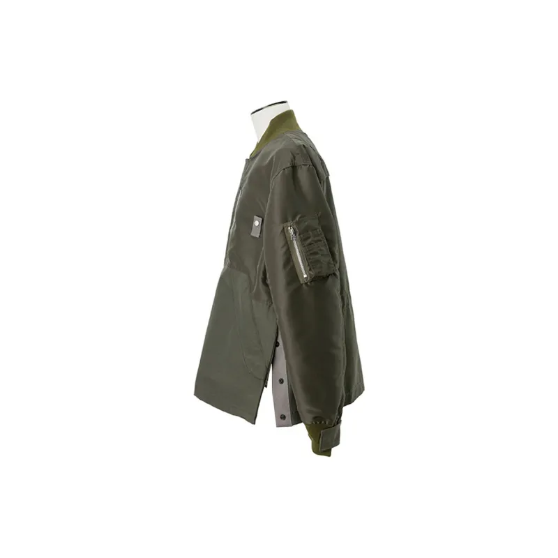 Sacai SS25 Jackets Men Khaki-2