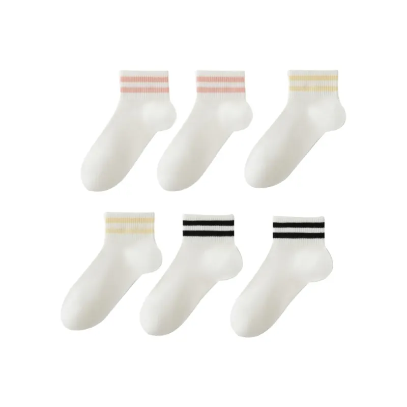 Lan Miao Mid Calf Socks Women's 6 Pack-6