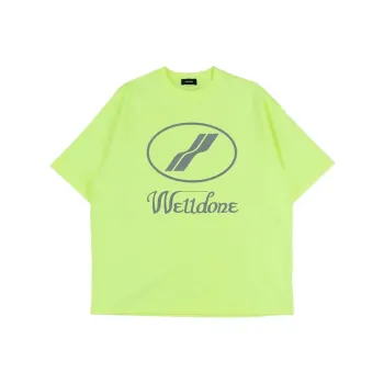 WE11DONE T Shirt Unisex Neon Green