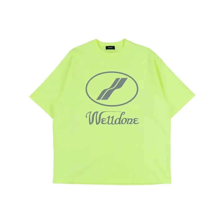 WE11DONE T Shirt Unisex Neon Green-0