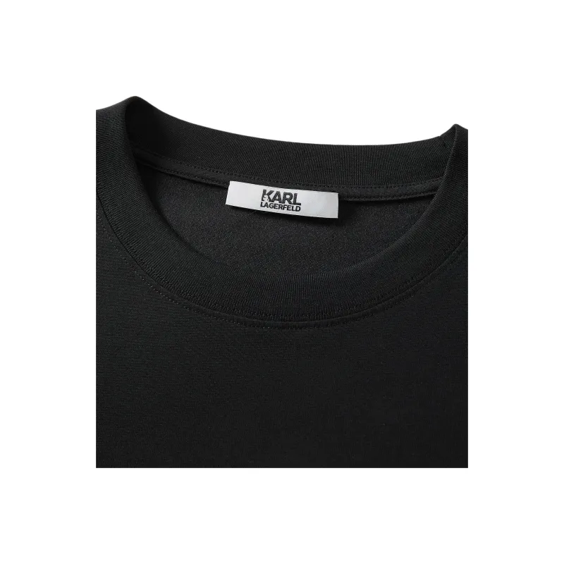 KARL LAGERFELD SS25 T Shirt Men's Black-1