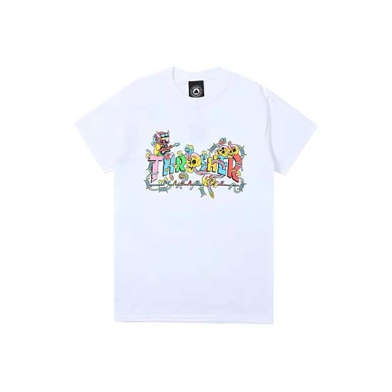 Thrasher T Shirt US Version Unisex White-0