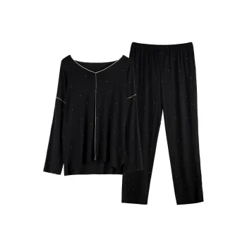 Xuan Liang Pajama Set Women's Elegant Black
