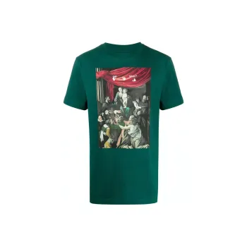 OFF WHITE FW20 T Shirt Men's Green