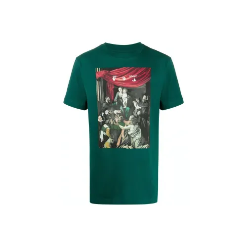 OFF WHITE FW20 T Shirt Men's Green