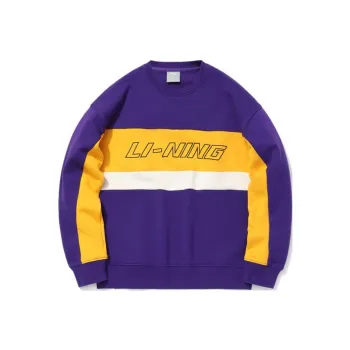 LINING Sweatshirts Unisex New Lakers Purple