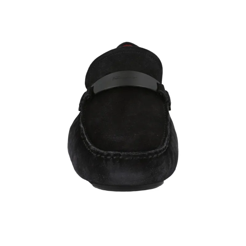 FERRAGAMO Evolo Loafers Men's Black-4