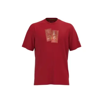 Under Armour Curry X Sesame Street T Shirts Men Red