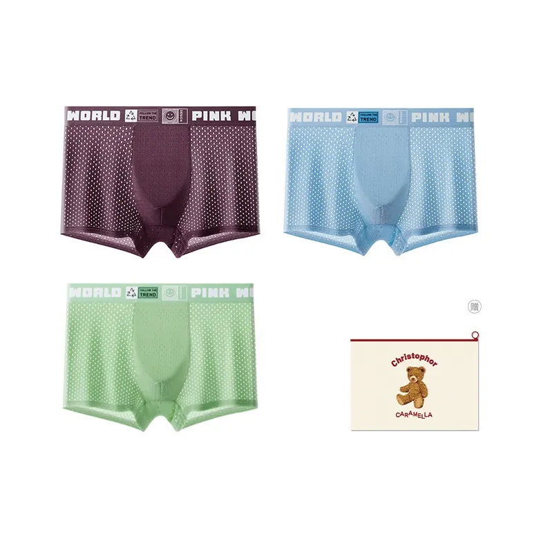 Caramella Underpants Men's Shopping Bag 3 Pack-5