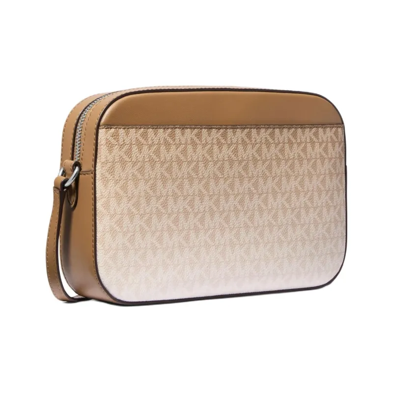 MICHAEL KORS Jet Set Item Artificial Leather Shoulder Bag Tubas Women's Camel & White-1
