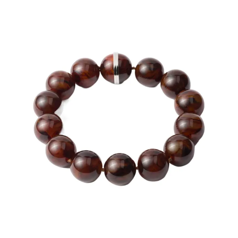 PRADA Ochre Necklaces Women's Brown-0
