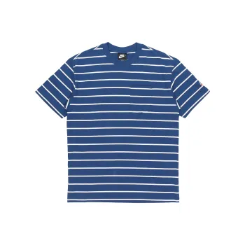 Nike Drop Shoulder Sleeve T Shirt Men's Coastal Blue