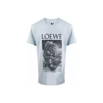LOEWE T Shirts Men Pink/Blue