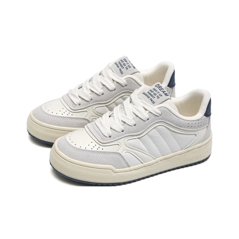 Alan Vincent Anti Slip Wear Resistant Low Top Skateboard Shoes Women's-1