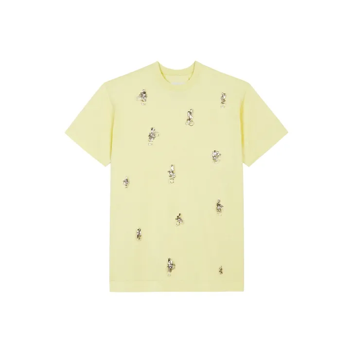 Givenchy T Shirts Men Yellow-0