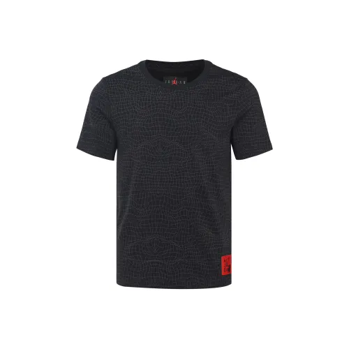 Jordan Set in Sleeve T Shirt Men's Black