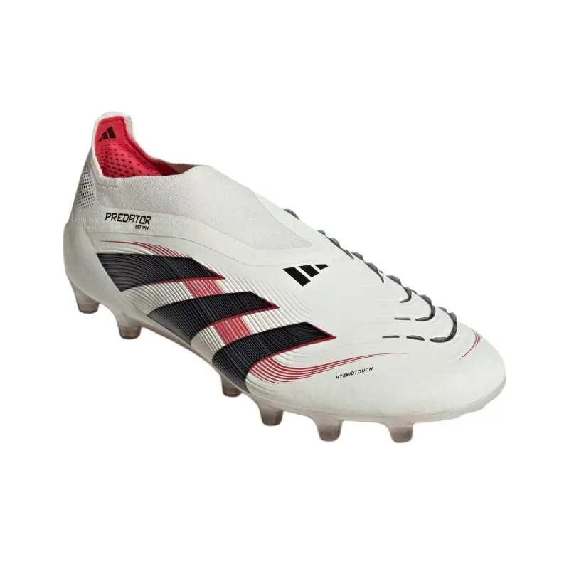 Adidas Predator Elite Laceless Ag Off White Core Black Pure Ruby-3
