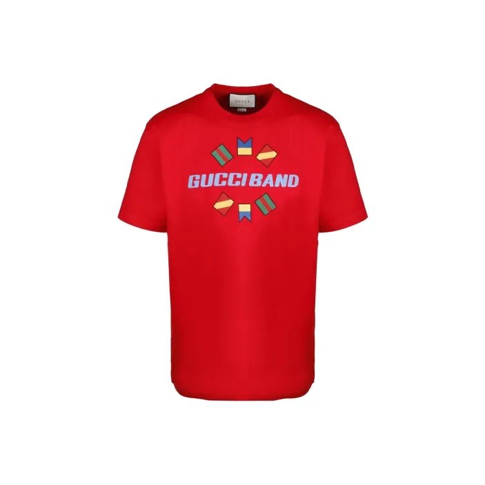 GUCCI T Shirts Men Red-0