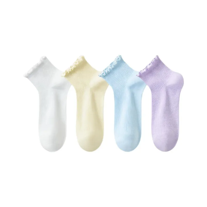Temooues Ankle Socks Women's Combo Set-4