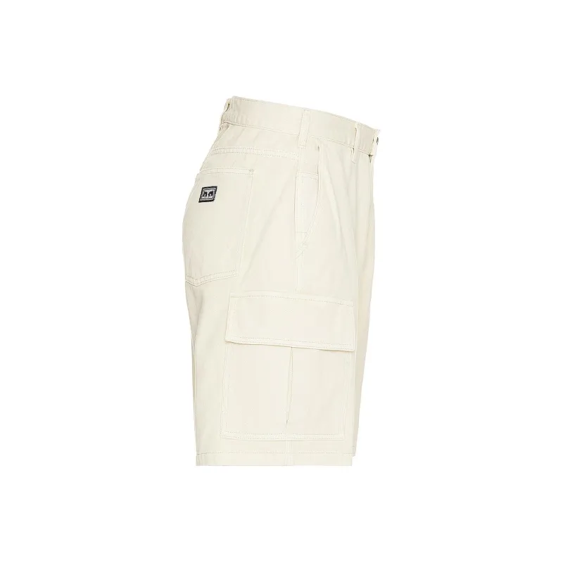 YOBEYI Denim Shorts Men's White-3