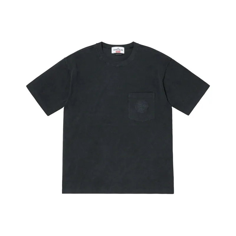 Supreme X Stone Island Pocket T Shirt-0